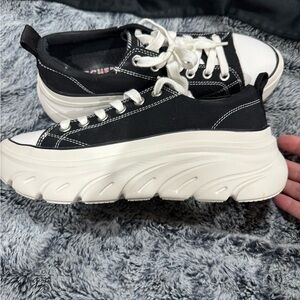Skechers Black and White Sneakers
